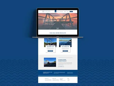 Marine Construction Branding Design and Marketing