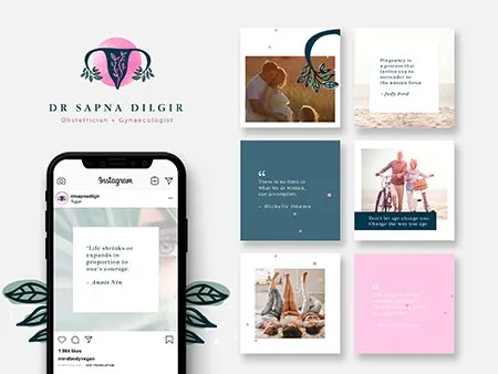 Gynecologist Branding Design and Marketing